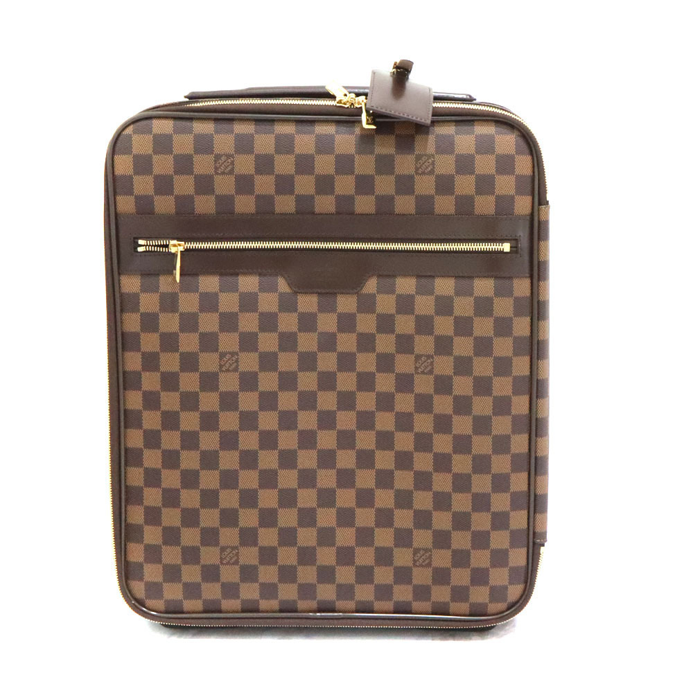 Louis Vuitton Pegase SUITCASE Damier Canvas Ebene Brown